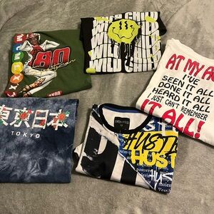 Men’s Graphic T-Shirt Bundle (5 Shirts)